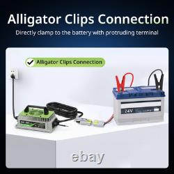 24V 30A Lithium Battery Charger For EZGO Club Golf Car Floor Scrubber Forklift