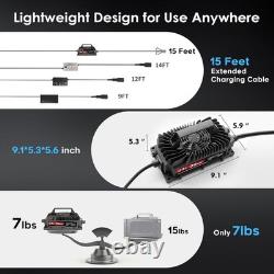 24V 30A Lithium Battery Charger for 29.2V LiFePO4 and Lead-Acid, for Forklift, G
