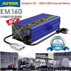 24V 30A Smart Fast Charger For 200AH300AH Lead-acid Battery Forklift Golf cart