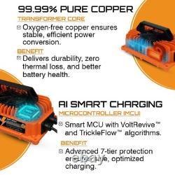 24V 30A VoltReviveT Lead-Acid Battery Charger for Forklifts & Equipment