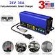 24v 30amp Fully-automatic Smart Battery Charger For Forklift Club Car Golf Cart