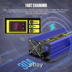 24V 30Amp Fully-Automatic Smart Battery Charger for Forklift Club Car Golf Cart