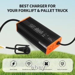 24V 8A Lithium Battery Charger for NOBLELIFT EDGE PTE15N Electric Pallet Jack