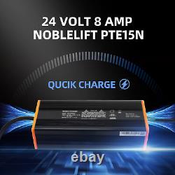 24V 8A Lithium Battery Charger for NOBLIFT EDGE PTE15N Electric Pallet Truck