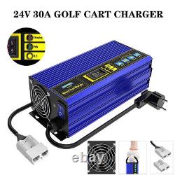24 Volt 30A Battery Charger 24V For Ez Go Golf Cart Club Car EZgo TXT Yamaha