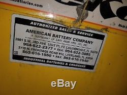 24 volt forklift battery, DEKA 12 Cells with cable for charger