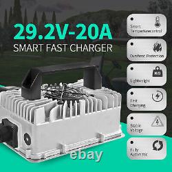 29.2V 20A Forklift Lithium Battery Charger for Electric Forklift Pallet Truck US