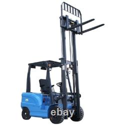 2.5 ton 5500 lb electric forklift with charger and lead acid battery