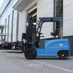 2.5 ton 5500 lb electric forklift with charger and lead acid battery