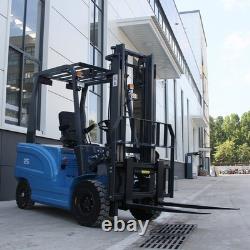 2.5 ton 5500 lb electric forklift with charger and lead acid battery