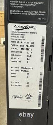 (2) Enersys ES3-24-550 Forklift Charger