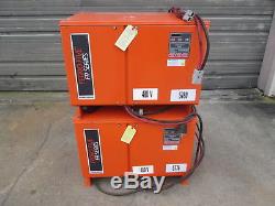 (2) Ferro Five Fr Series Electric Forklift Or Pallet Jack Battery Charger
