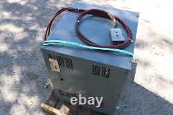 (2) Forklift Battery Chargers Hobart 250Cii & Industrial 3B24-450 With38-50