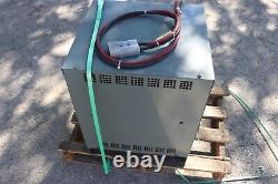 (2) Forklift Battery Chargers Hobart 250Cii & Industrial 3B24-450 With38-50