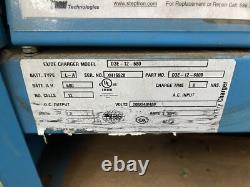(2) Used Exide Battery Charger, D3e-12-680, 24 Volt, 109 Amp Max, 680 Amp Hours
