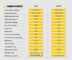 30A Golf Cart 24V Battery Charger 1320W Automatic Forklift FloorScrubber Charger