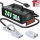 36v 30amp Golf Cart Lead Acid Battery Charger Triangle Plug For E-z-go Forklift