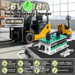 36V Forklift Battery Charger with 8 Protections 18AMP 36V Forklift Charger IP67