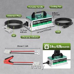 36V Forklift Battery Charger with 8 Protections 18AMP 36V Forklift Charger IP67