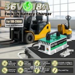 36V Forklift Battery Charger with 8 Protections 18AMP 36V Forklift Charger IP