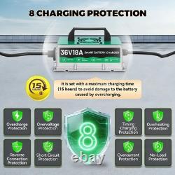 36V Forklift Battery Charger with 8 Protections 18AMP 36V Forklift Charger IP