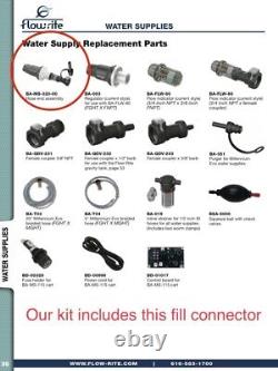 36V Forklift Flow-Rite Battery Watering System & Fill connector BK-1C0-201-518