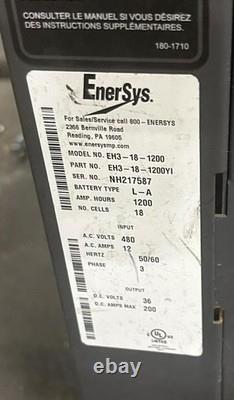 36 Volt Enersys EnForcer HF Series Forklift Charger EH3-18-1200