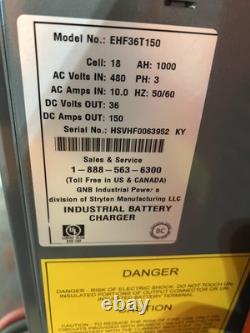 36 volt forklift battery charger
