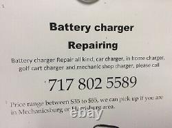 36 volt forklift battery charger