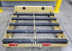 40 x 36 Forklift Battery Change Roller Conveyor Section