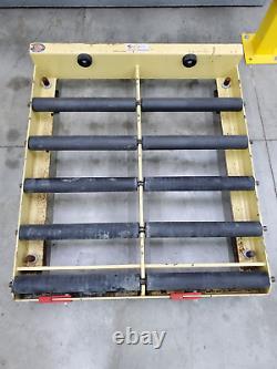 40 x 36 Forklift Battery Change Roller Conveyor Section