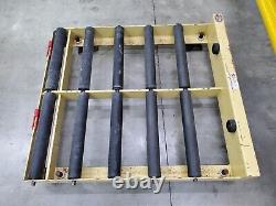 40 x 36 Forklift Battery Change Roller Conveyor Section