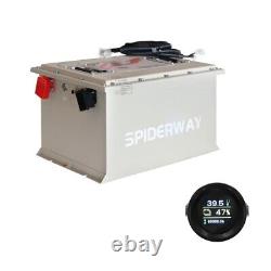 48V 105Ah LiFePO4 Lithium Battery with Charger for Toyota Hyster Crown Forklift