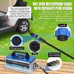 48V 15A Lithium Battery Charger LiFePO4 Battery for Golf Cart Cars Forklift Boat