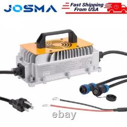 48V 18A Lithium Battery Charger for 48V(51.2V) Golf Cart Forklift RV Boat etc