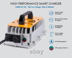 48V 18A Lithium Battery Charger for 48V(51.2V) Golf Cart Forklift RV Boat etc