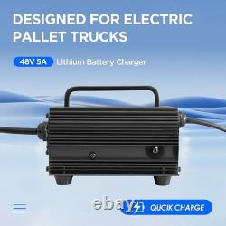 48V 5A Lithium Battery Charger for HELI JIALIFT CBD18/20J-LI3 Pallet Jack Truck