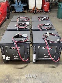 (6) EnerSys Enforcer HF Forklift Battery Chargers EH3-18-1200