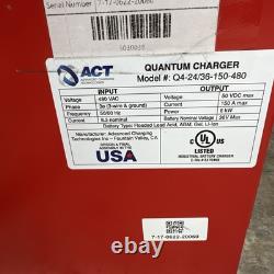 ACT Quantum Q4-24/36-150-480 Forklift Charger 480VAC Raymond #4075