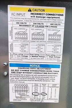 AMETEK 880-H3-24C Battery-Mate 80 24V 3 Phase Battery Charger 208v 240v 480v