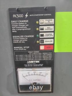 AMETEK Battery-Mate 750H3-24C 48V Forklift Charger 128A 24 Cell 3PH