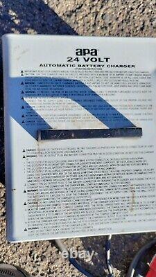 APA 24 Volt Battery Charger Part 372947 Model 11810 Nilfisk-Advance Forklift