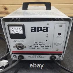 APA 36V 20 Amp Automatic Battery Charger Part #395101 Model #12050 #2C1 Forklift