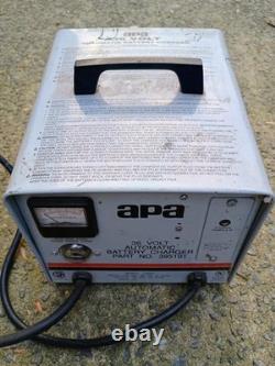 APA 36V 20 Amp Automatic Battery Charger Part #395101 Model #12050 #2C1 Forklift