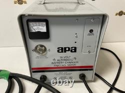 APA 36 Volt Automatic Battery Charger 15A model # 15765 Part # 388120 golf cart