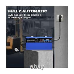 AUTOOL 24V 30A Forklift Battery Charger, Fully-Automatic Electric Pallet Jack