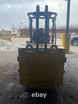 AUTOQUIP 20000 LB. FORKLIFT 13' LIFT 72 VOLT withBATTERY & CHARGER FORK SPREADER