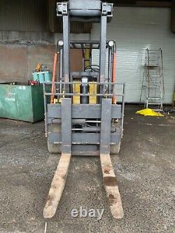 AUTOQUIP 20000 LB. FORKLIFT 13' LIFT 72 VOLT withBATTERY & CHARGER FORK SPREADER