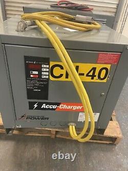 Accu-Charger 750C3-18 ForkLift Battery Charger 208/240/480 3PH Out 36VDC 150A