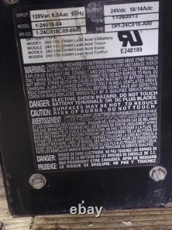 Accusense 24v Battery Charger 18/14 Amp Used On Yale Pallet Jacks & More
